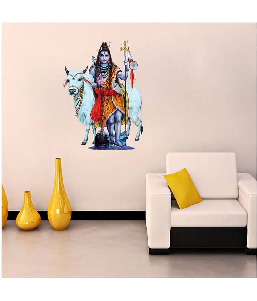 Decor Villa SHIVJI Religious & Inspirational Sticker ( 40 x 58 cms )