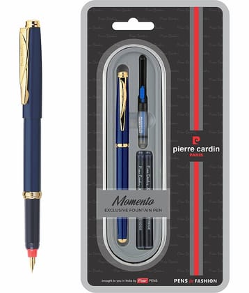 Pierre Cardin Momento Fountain Pen (Blue)