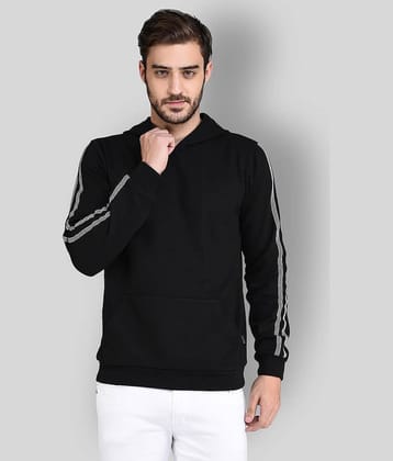 Rigo - Black Fleece Slim Fit Men's Sweatshirt ( Pack of 1 )