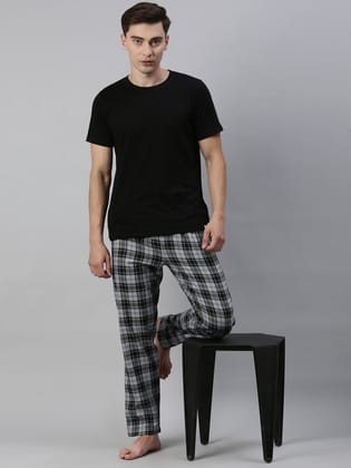 Black Assorted Night Suit-M