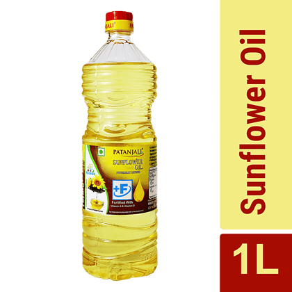 Patanjali Sunflower Oil - 1 L Bottle