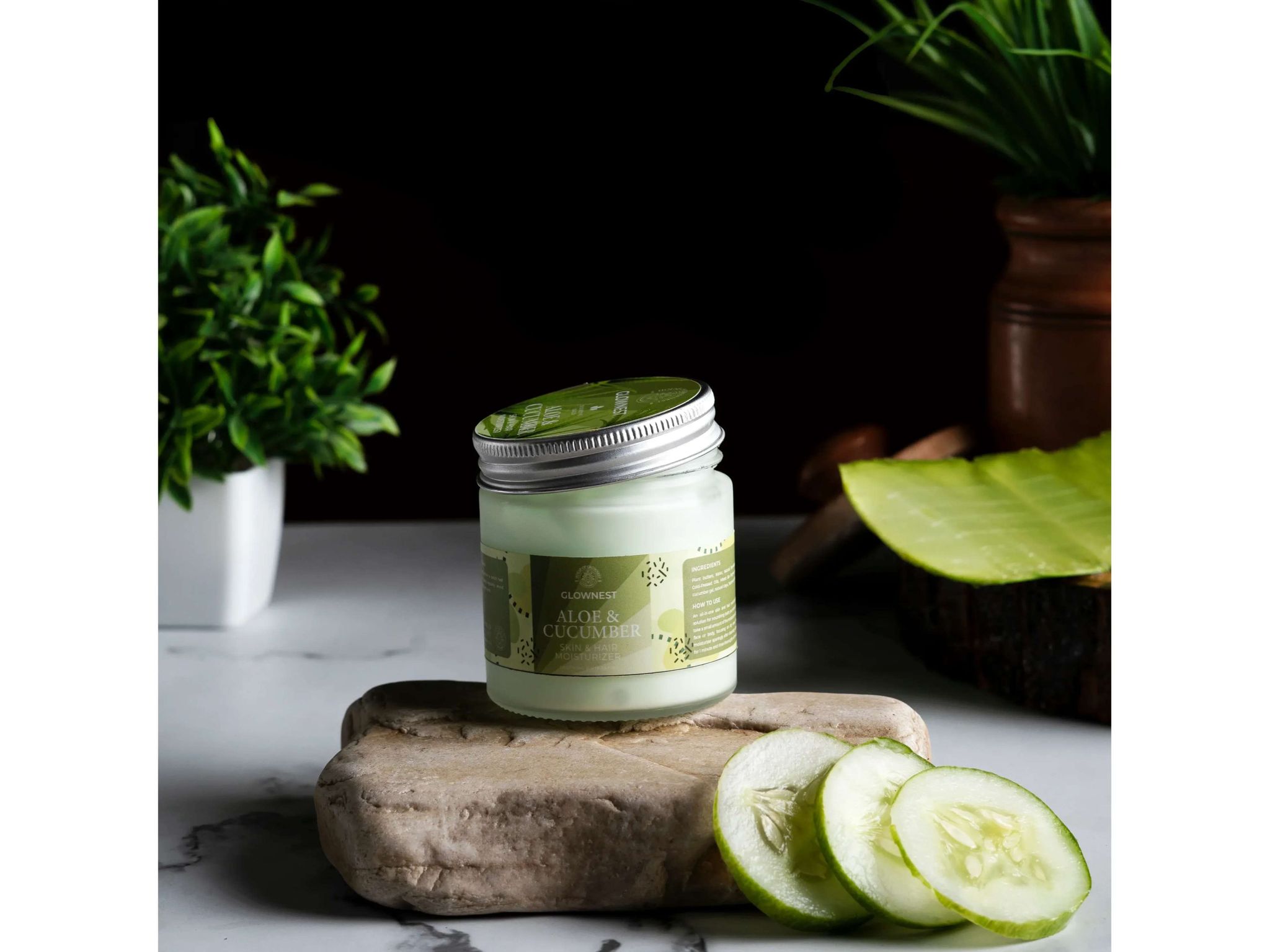 Grownest Bioenzyme Based Aloe & Cucumber Skin & Hair Moisturiser (100g)