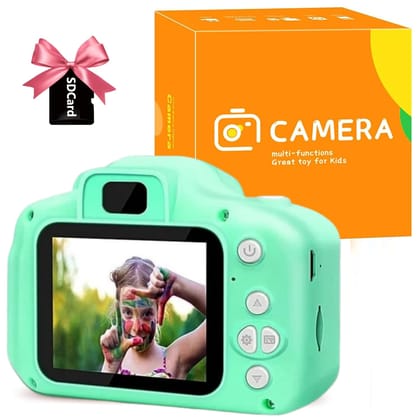 CADDLE & TOES Kids Camera, Christmas Birthday Festival Gifts for Girls or Boys Aged 4-12 Years Old, Kids Digital (Light Green with SDCard) CADDLE & TOES Kids Camera, Christmas Birthday Festival Gifts for Girls or Boys Aged 4-12 Years Old, Kids Digital (L