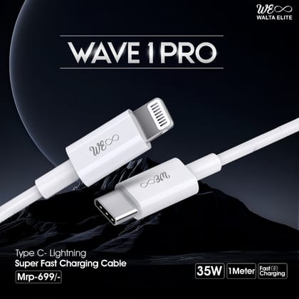 Walta Elite WAVE 1 PRO Type C to iPhone Charging Cable