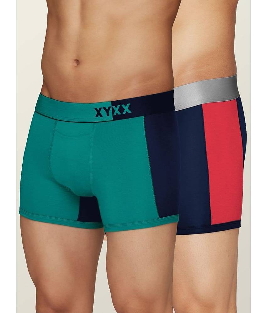 XYXX Pack of 2 Modal Trunks For Men's ( Multicolor )