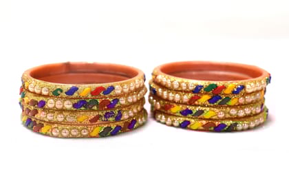 Tik Tok Fiber Bangle set of 8 