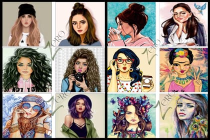 Brand Zero Luxury Speciality Decoupage Paper - Modern Women