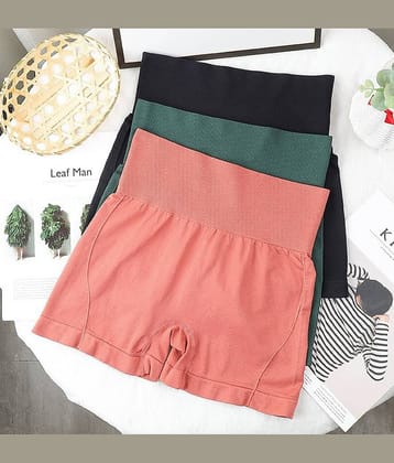 3Mads Pack of 3 Nylon Hipster For Women ( Multicolor3 )