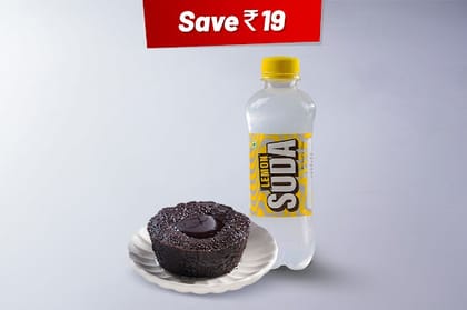 Choco Lava Cake + Lemon Soda (Save 10%)