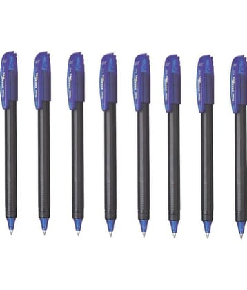 PENTEL Energel BL417 - 08 Navy Blue ink color Roller Ball Pen (Pack of 8, Navy Blue)