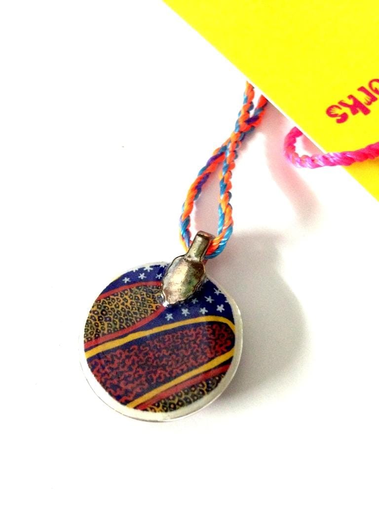 Lakshmi Padam - Glass Tile Pendant