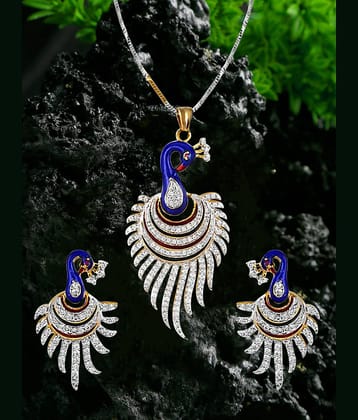 YOUBELLA Multi Color Alloy Necklace Set ( Pack of 1 )