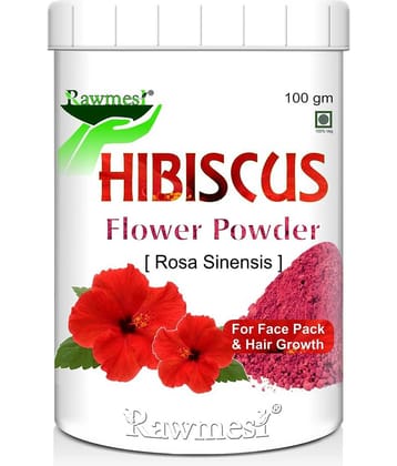 Rawmest Organic Hibiscus Powder 100 Gm Pack of 1