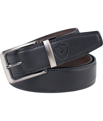 Keviv Black Leather Formal Belt