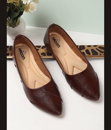 Aroom Brown Women's Casual Ballerinas