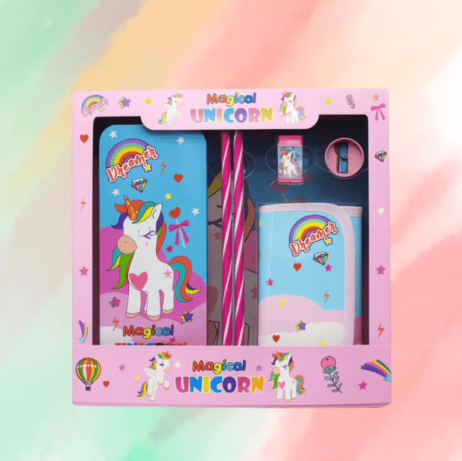 Unicorn Stationery Gift Set for Kids