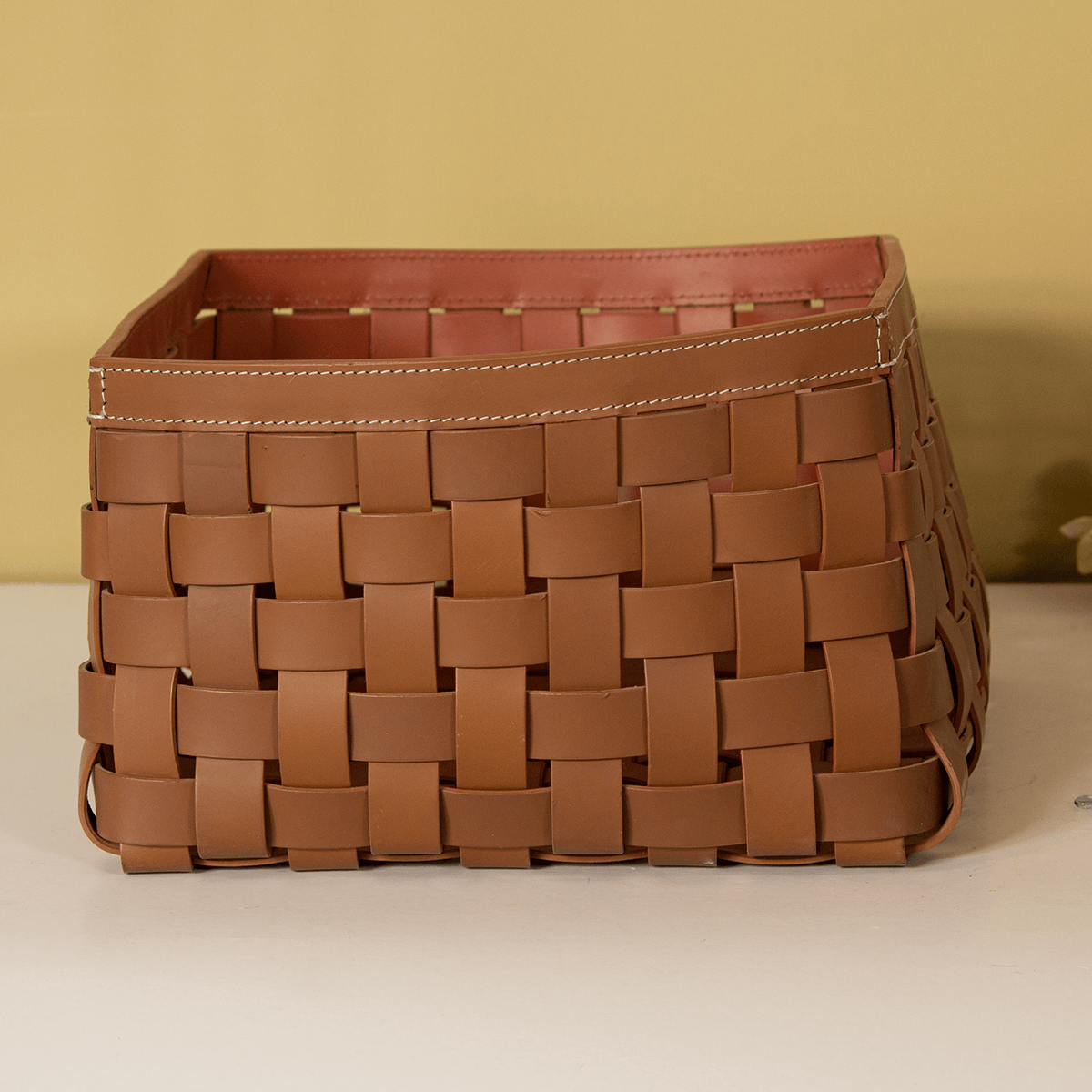 Modella Multipurpose Storage Baskets Large - Cognac-Cognac / Large