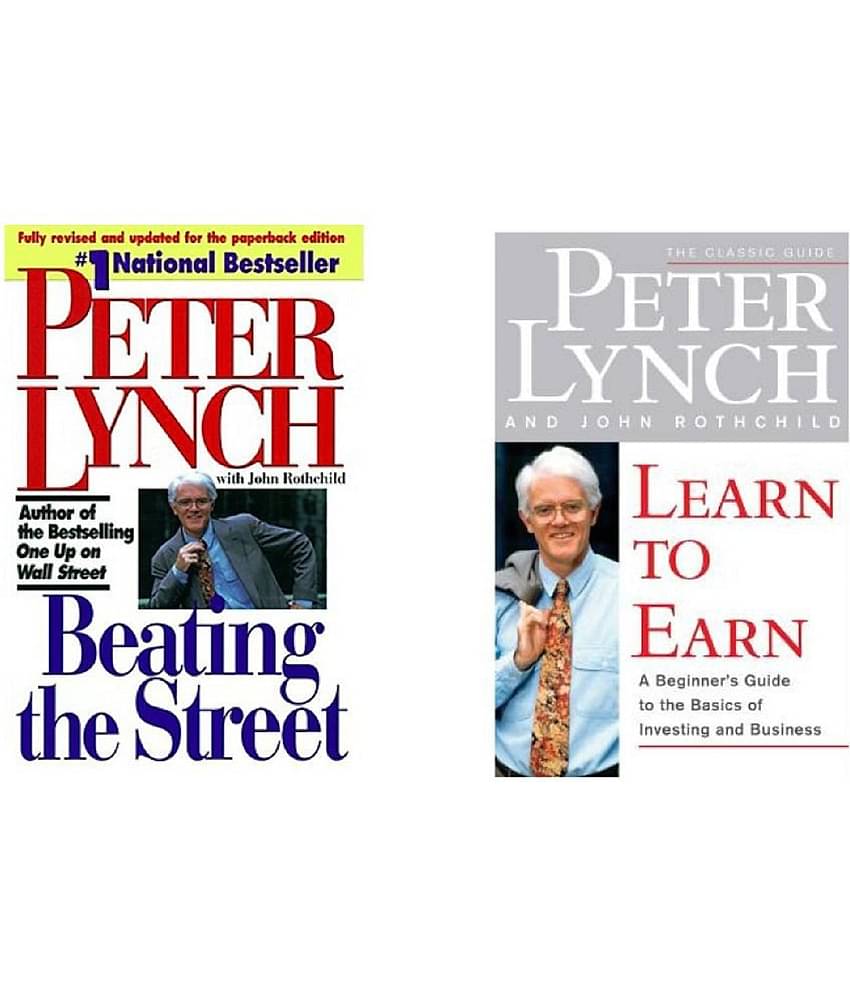 Combo Peter Lynch 2 Books Set: Beating The Street & Learn To Earn (English Paperback)