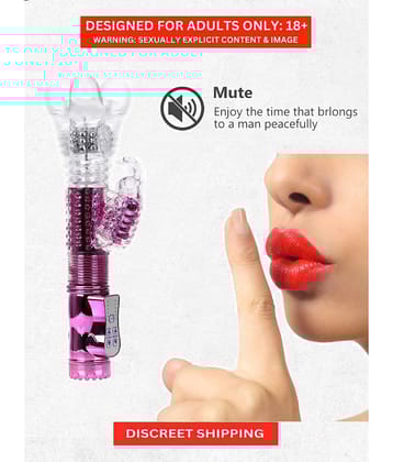 36 Modes USB Rechargeable Rotating Rabbit Vibrator Waterproof Vibrating Anal Dildo G Sp*ot Clitoris Stimulator Sex Toys for Woman BY-CRAZYNYT