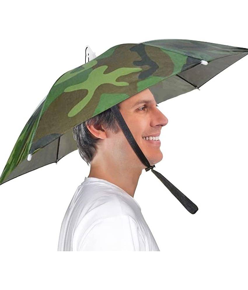 Infispace Green Hand's Free Umbrella
