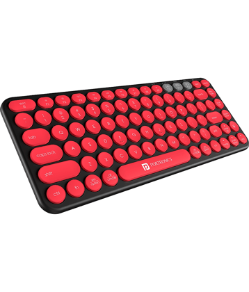Portronics Black Bluetooth Desktop Keyboard