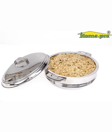 HomePro - High grade Stainless Steel Designer Sonata Casserole & Serving bowl 5000ml | Hotpot | Double wall insulated | hot and cold | Keeps food fresh | Food safe