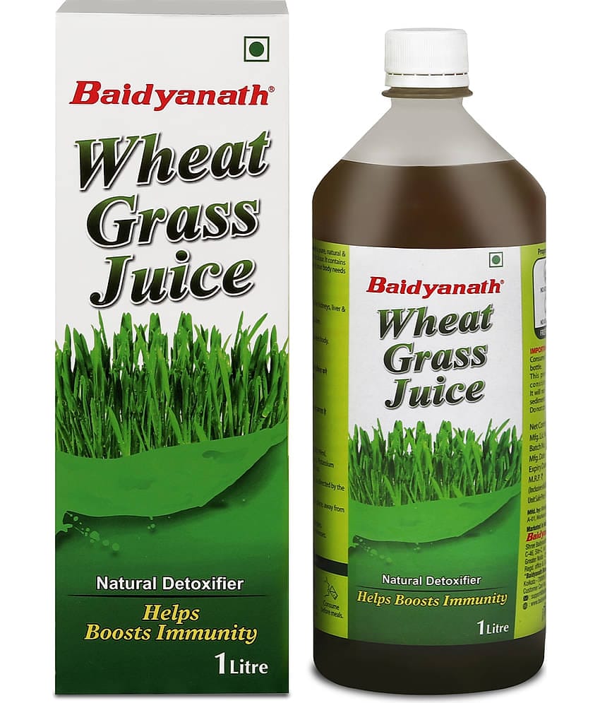 Baidyanath Wheatgrass Juice 1000ml|Helps boost Immunity, Blood Purification, Digestion & Metabolism|