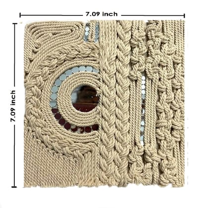 The brown box-String Thread Art kit,DIY Craft Material kit for Adults and Girls Age 9-12,12-15,lippan Art kit,Mirror and Macrame Art on Canvas