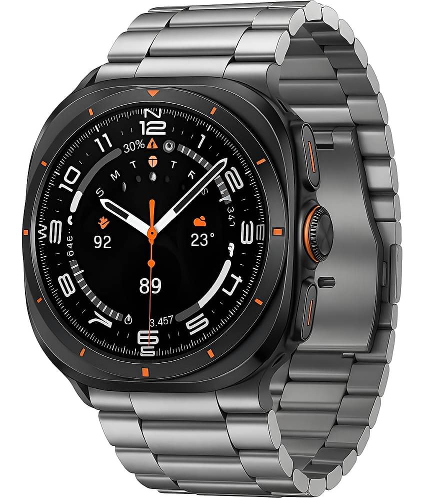 COREGENIX SAMSUN ULTRA IPS LCD Bluetooth Calling Smart Watch with Metal Strap Upto 1-2 days Backup ( Silver )