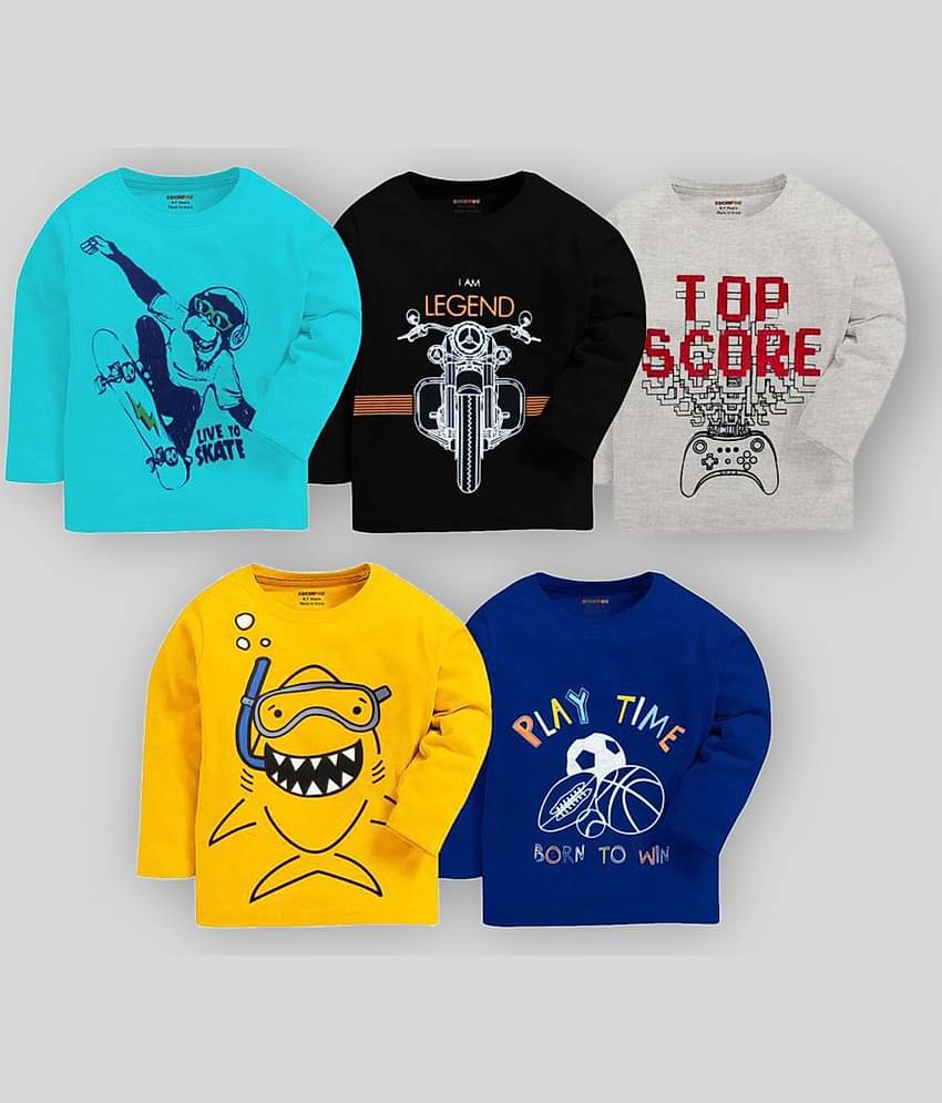 Kuchipoo Pack of 1 Boys Cotton Blend T-Shirt ( Multicolor11 )