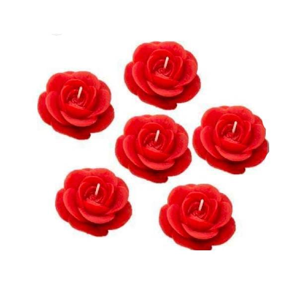 Rose Shape Chape Candle