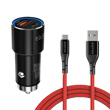 Car Adapter 125W & Type C Cable 65W Combo