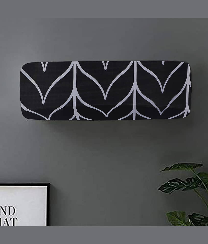 Single Polyester Blend Black AC Cover for 1 Ton Split AC