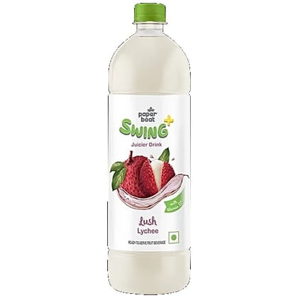 Paper Boat Swing Juicier Drink With Vitamin D - Lush Lychee, Refreshing, 1.2 l