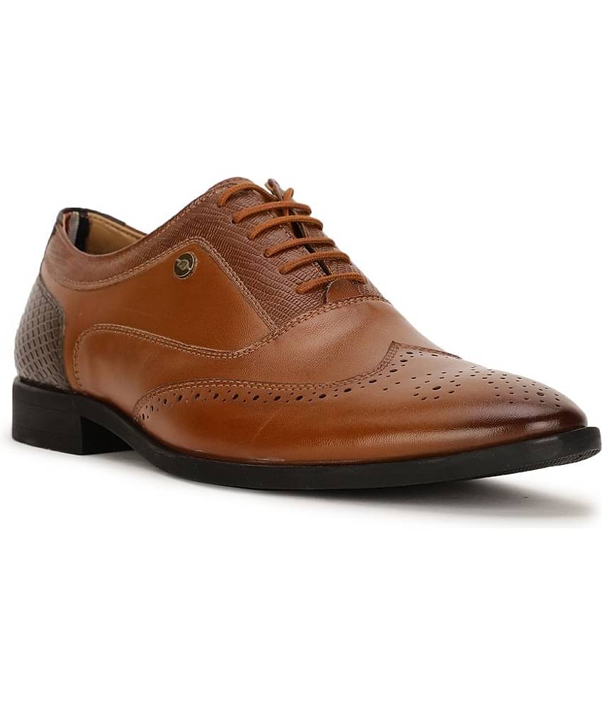 Bata Tan Men's Dual Shade Formal Shoes