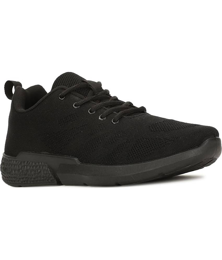 Bata Black Men's Sports Running Shoes