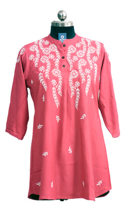 Women Rayon Top | Pink