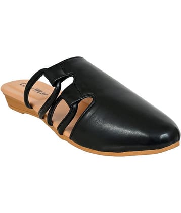 Cozy Wear Black Women's Mules