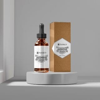 Fragrens Jasmine Fragrance Oil 10ml  Natural Floral Essential Oil Perfect for Diffusers, Skincare, and Stress Relief