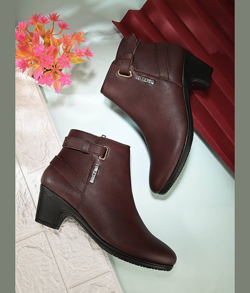 El Paso Brown Women's Ankle Length Boots
