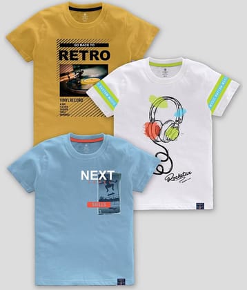 CODEZ Pack of 10 Boys Cotton Blend T-Shirt ( Multicolor )