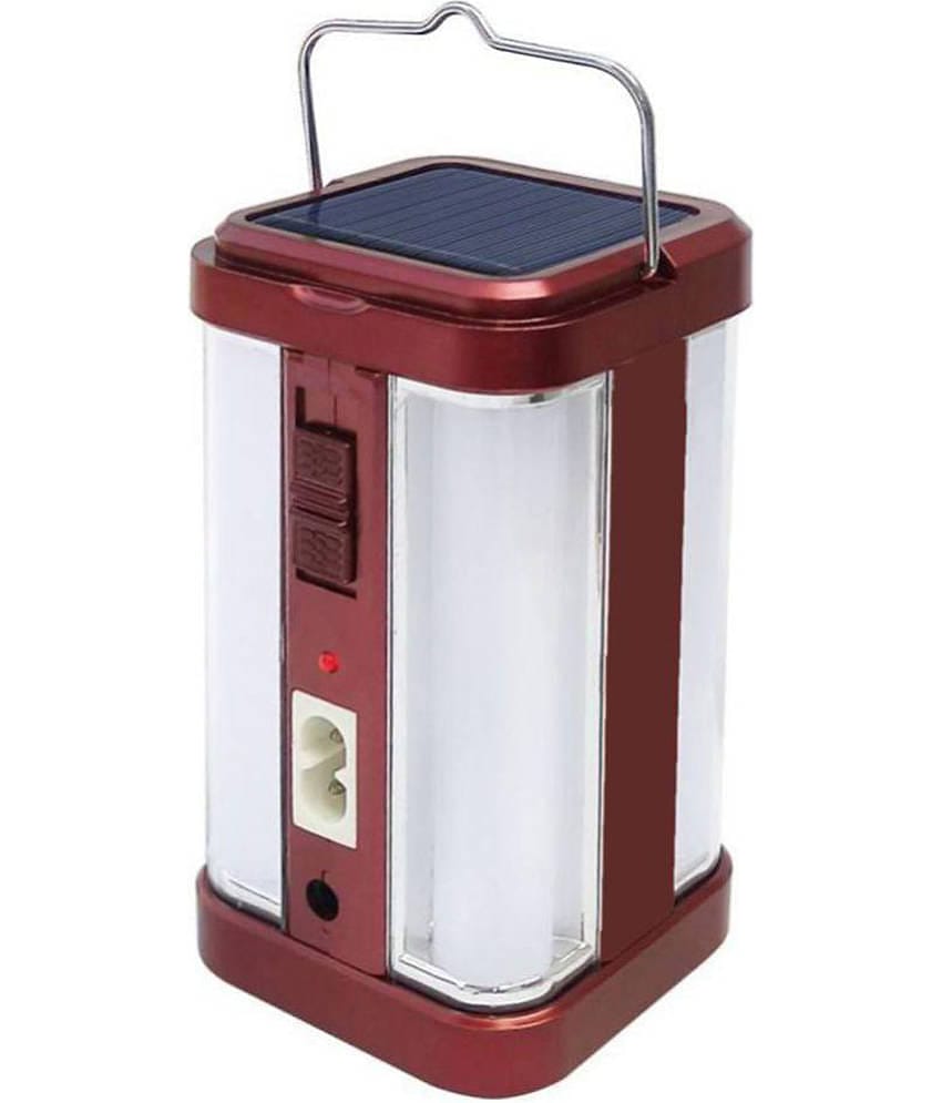 Stylopunk Brown 50W Solar Emergency Light - Pack of 1