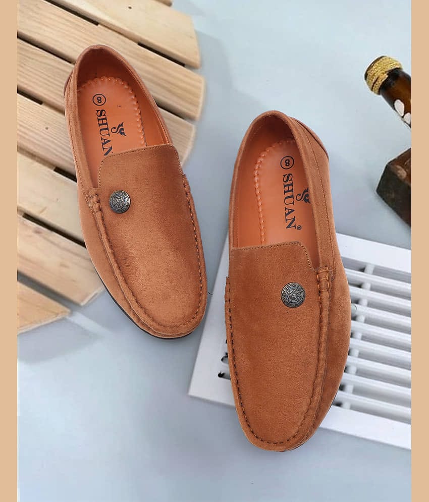 SHUAN Tan Men's Slip on