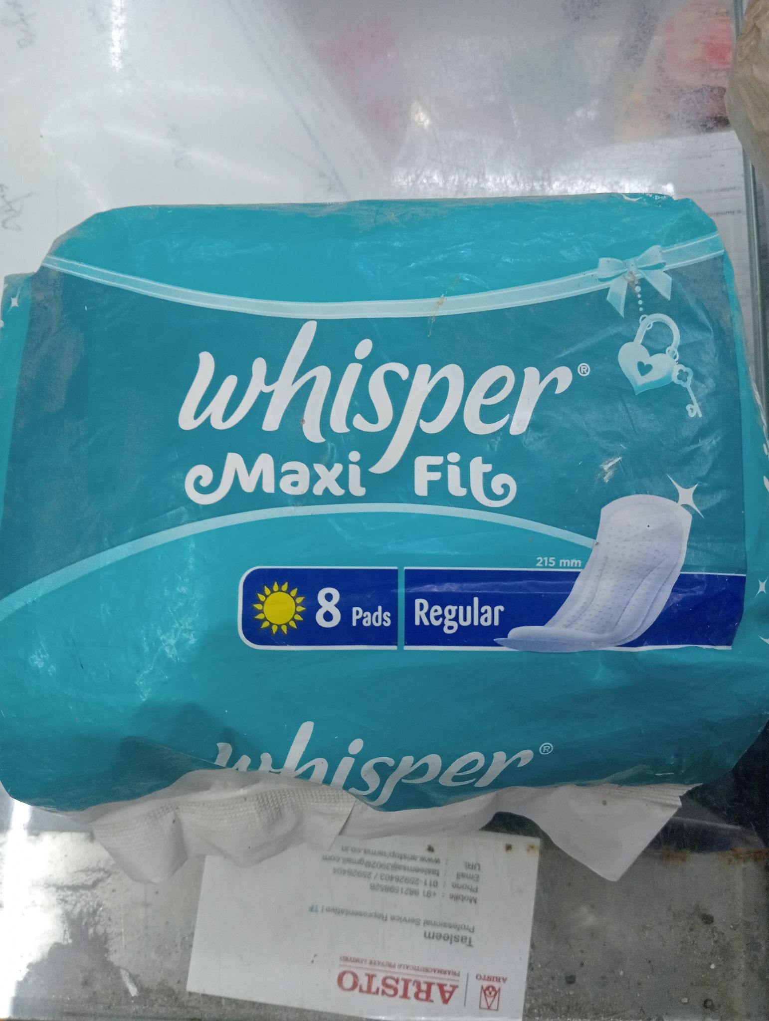 Whisper Maxi fit 8 pads regular 