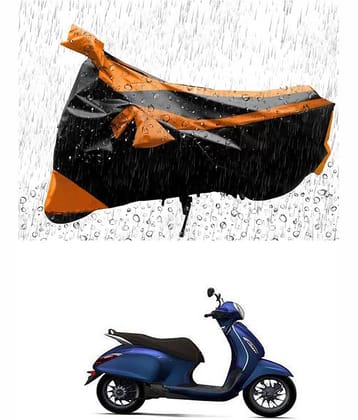 RONISH Bike Body Cover for Bajaj Chetak ( Pack of 1 ) , Orange
