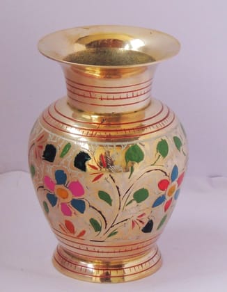 Brass Home & Garden Decorative Flower Pot , Vase - 4*5*5.5 inch (F661 F)
