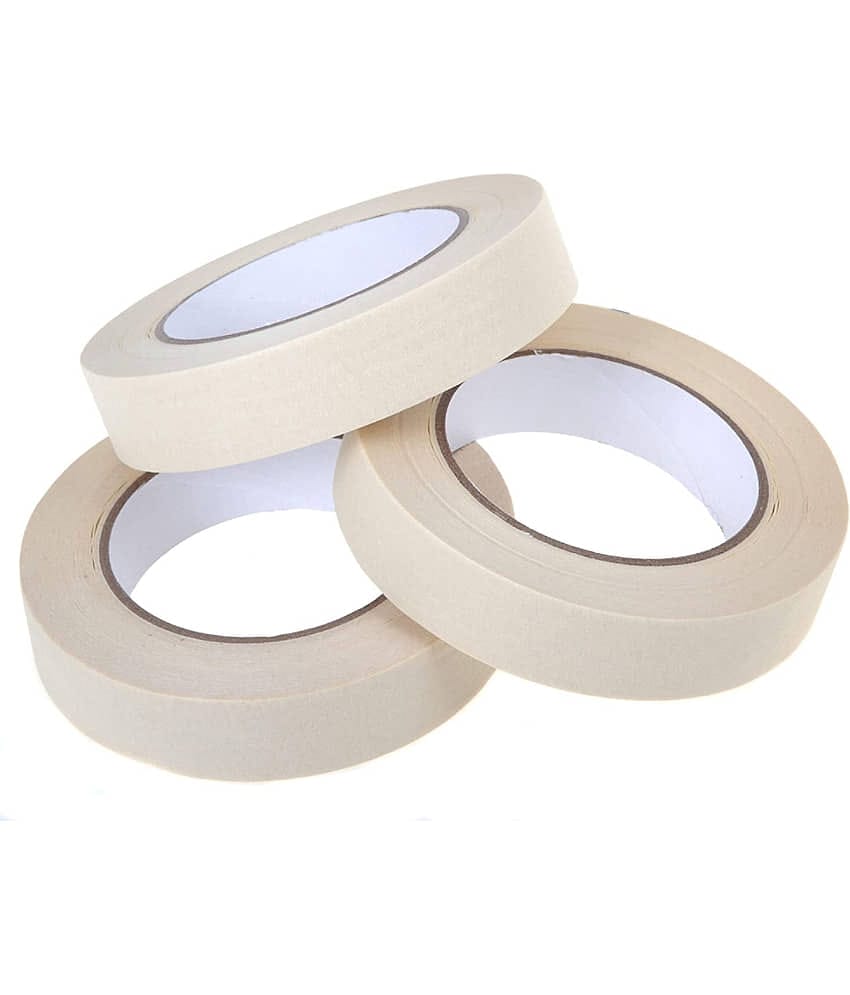3pc Masking Tape for Carpenters and Painter for Acrylic Painting Paper, Masking Tape for Watercolor