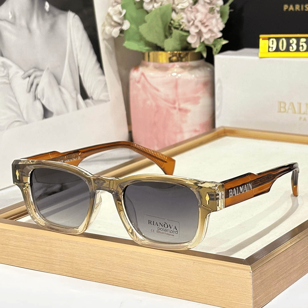BLMN Premium Luxury 9035 Wayfarers-Golden Brown Black