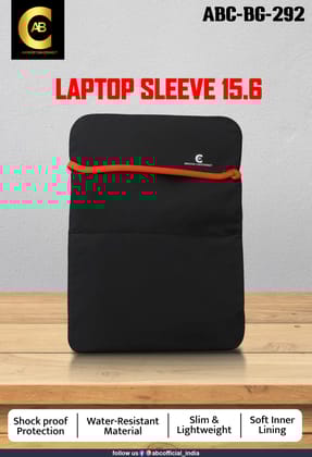 Laptop Sleeve 15.6" (inch) Compatible for MacBook / HP / Lenovo / Dell / Asus / Acer / Sony (Black) Laptop Sleeve 15.6" (inch) Compatible for MacBook / HP / Lenovo / Dell / Asus / Acer / Sony (Black)