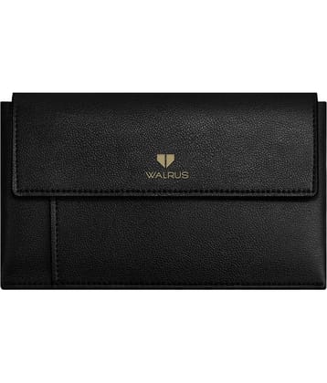 Walrus Black Faux Leather Purse